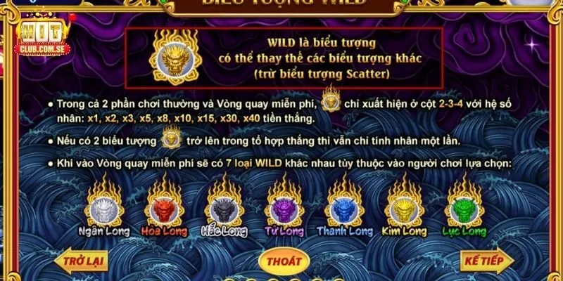 Biểu tượng Scatter nổ hũ Kho Tàng Ngũ Long