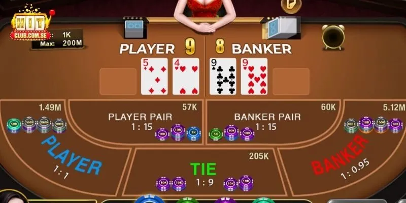 Quy tắc rút Baccarat